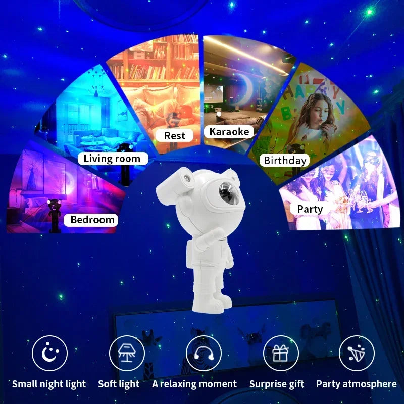 Galaxy Astronaut Projektor Bluetooth-Lautsprecher