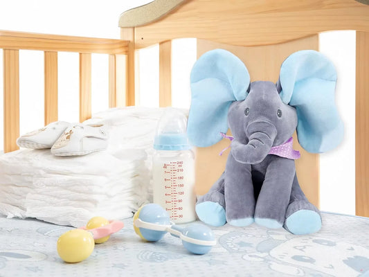 Jouet éléphant cache-cache