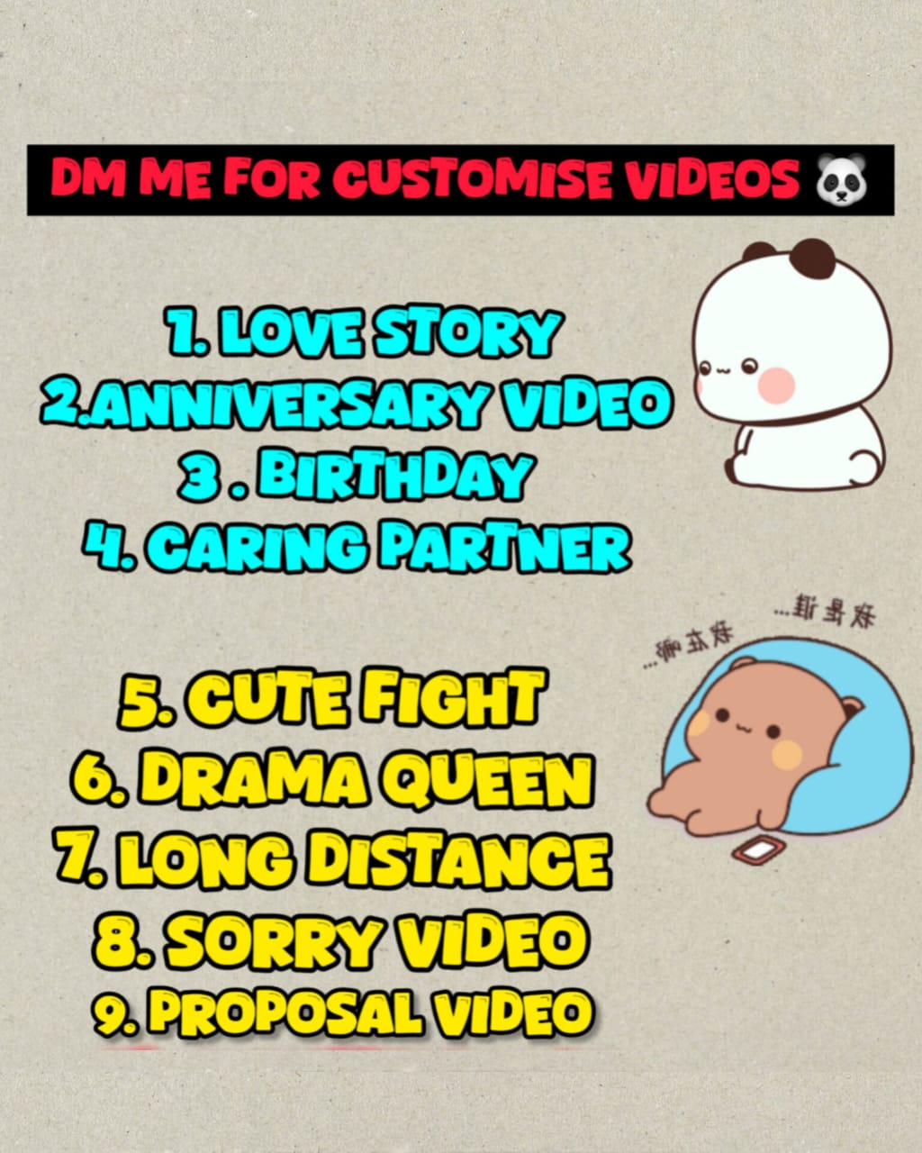 DuduBubu Anpassungsvideo