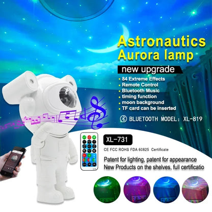 Galaxy Astronaut Projector Bluetooth Speaker