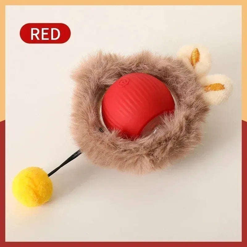 Lot de 2 balles interactives pour chat