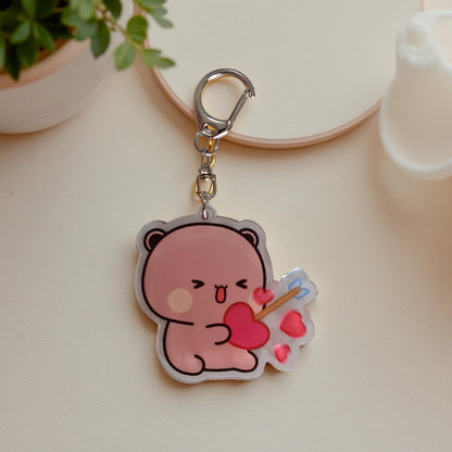 2PCS Dudu Bubu - Porte-clés Pêche Goma