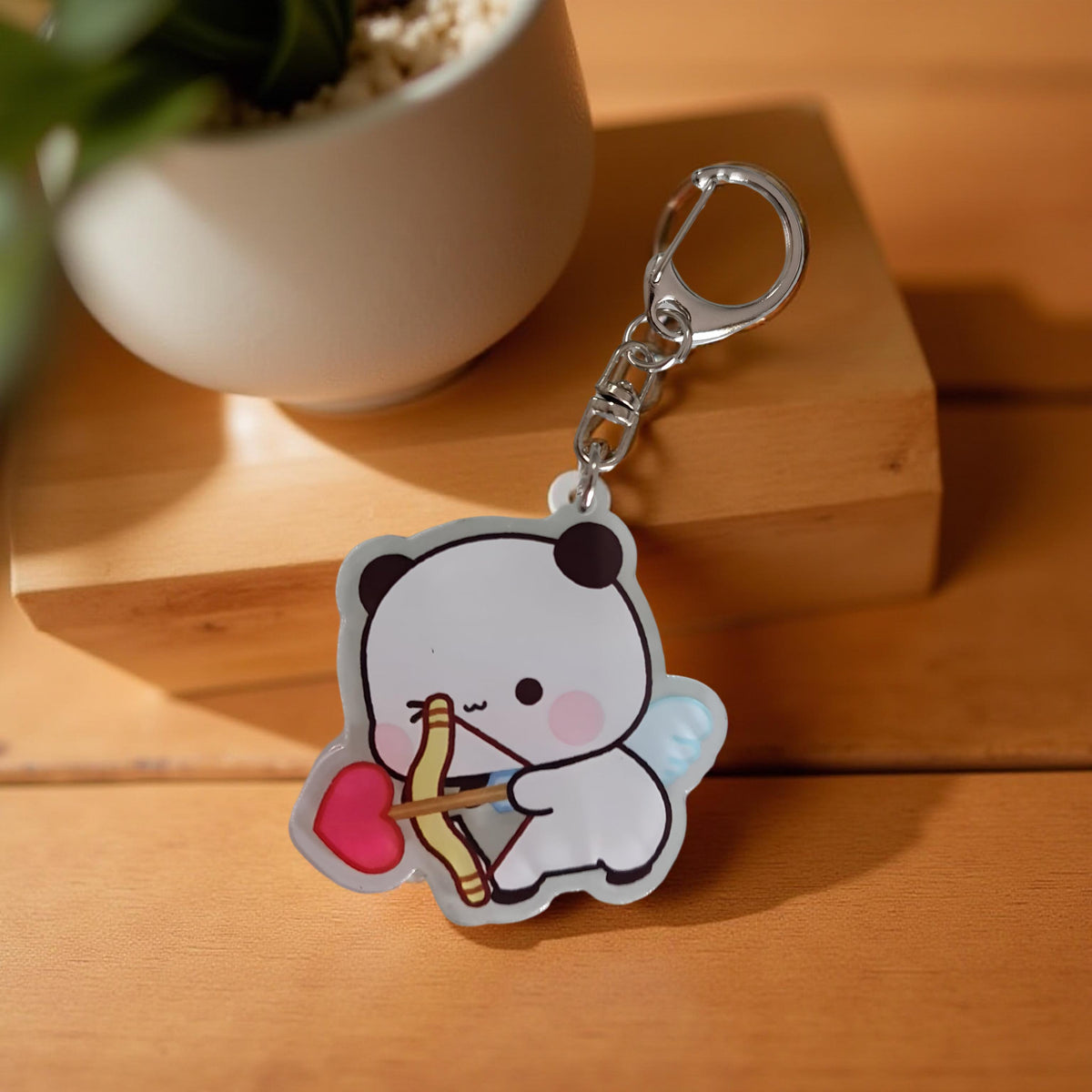 2PCS Dudu Bubu - Porte-clés Pêche Goma