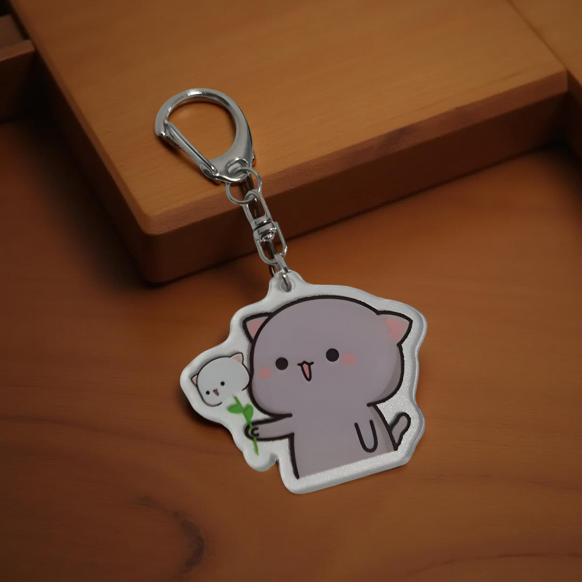 2PCS Dudu Bubu - Porte-clés Pêche Goma