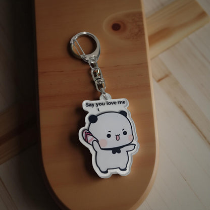 2PCS Dudu Bubu - Porte-clés Pêche Goma