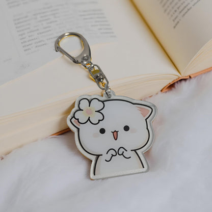 2PCS Dudu Bubu - Porte-clés Pêche Goma
