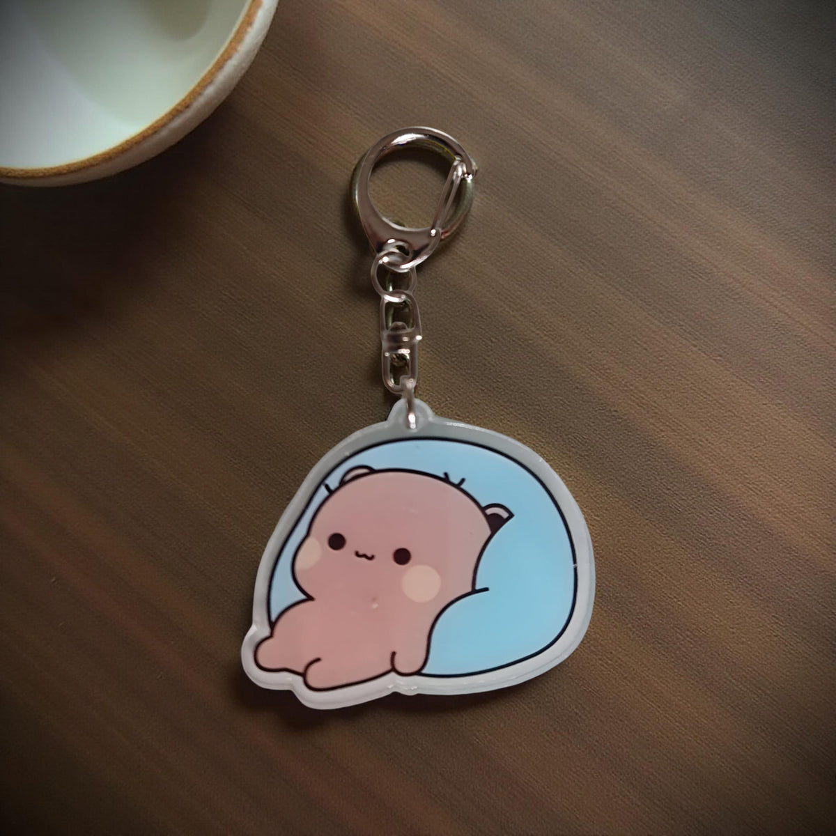 2PCS Dudu Bubu - Porte-clés Pêche Goma