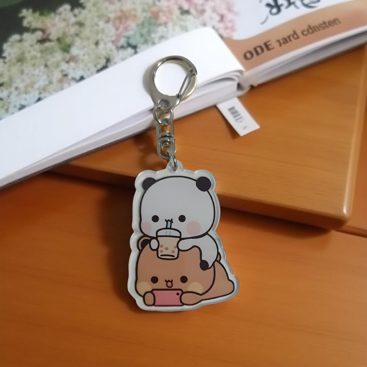 2PCS Dudu Bubu - Porte-clés Pêche Goma
