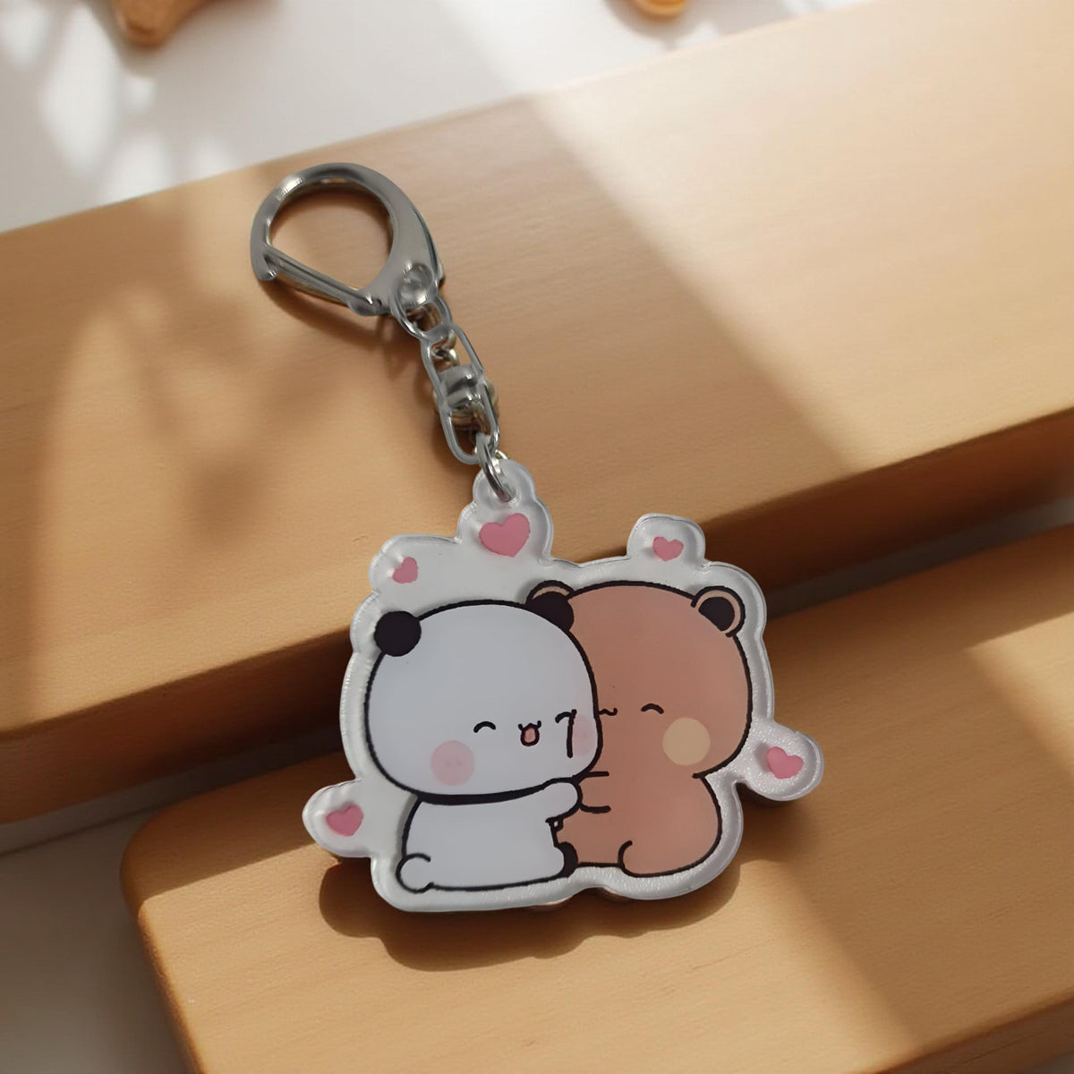 2PCS Dudu Bubu - Porte-clés Pêche Goma