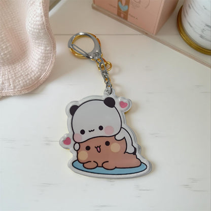 2PCS Dudu Bubu - Porte-clés Pêche Goma