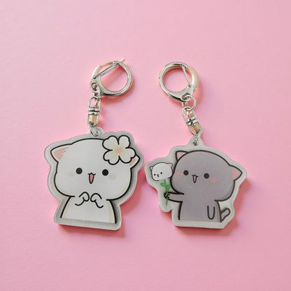 2PCS Dudu Bubu - Porte-clés Pêche Goma