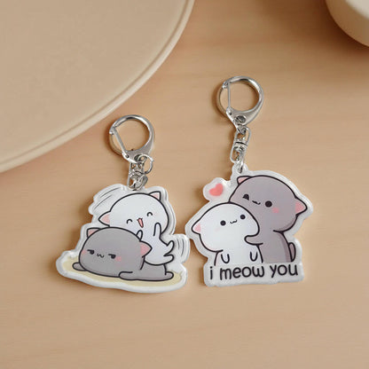 2PCS Dudu Bubu - Porte-clés Pêche Goma