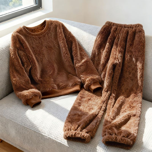 Fluffy Pajamas Set