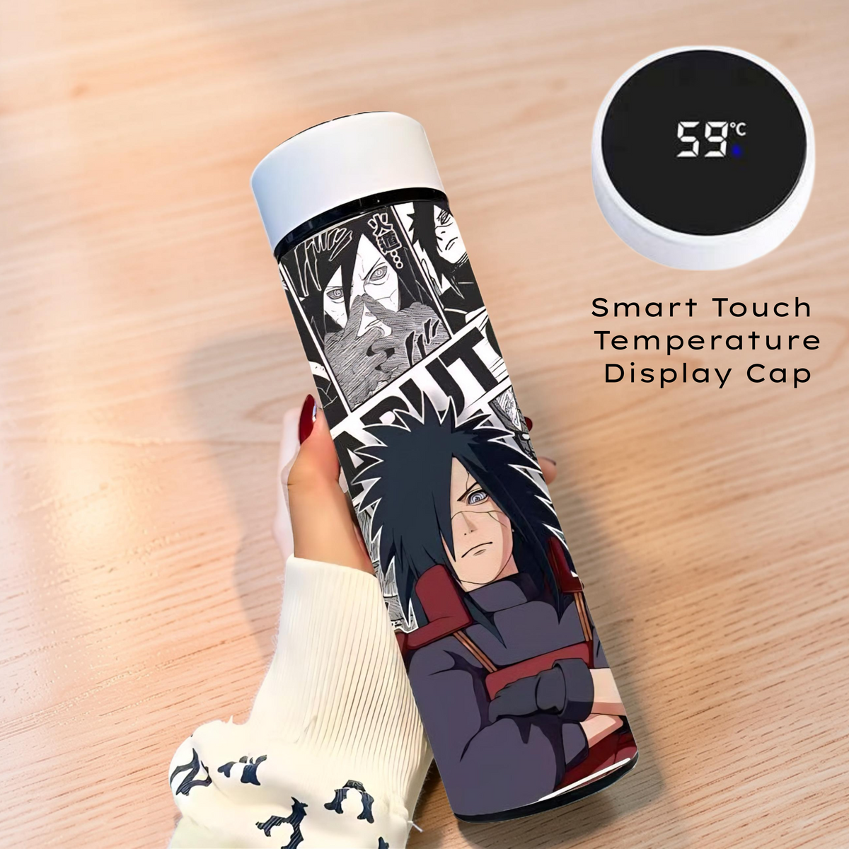 Anime-Inspired Smart Temperature Bottle