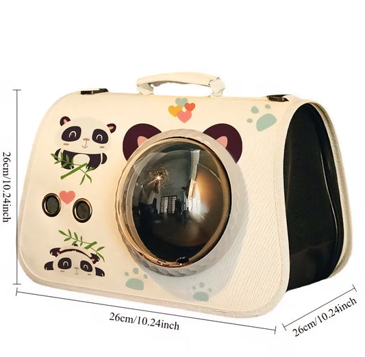 Sac de transport pour animaux avec fenêtre à bulles