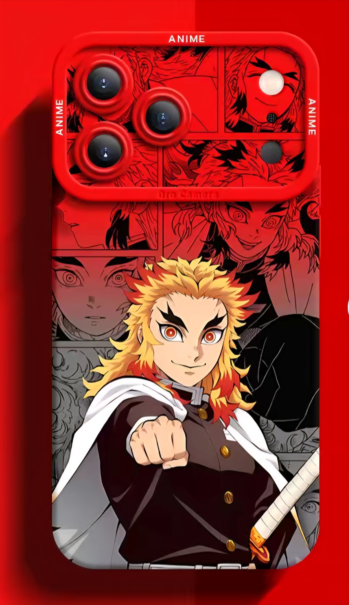 Anime Inspired Demon Warrior Phone Cover