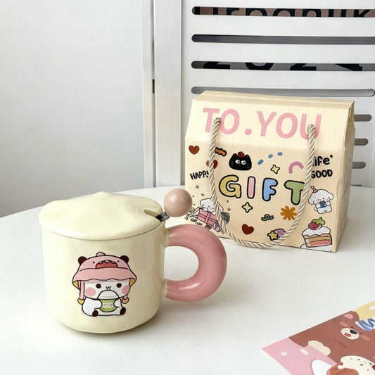 DuduBubu Set: Mug + Lid + Spoon
