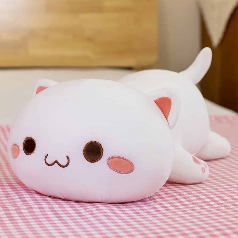 Peach Goma Plushie Pillow