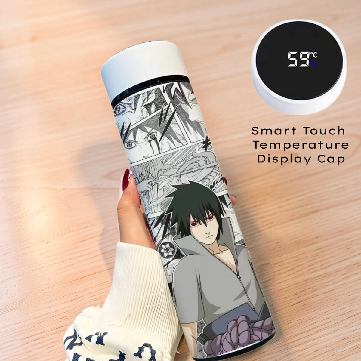 Anime-Inspired Smart Temperature Bottle