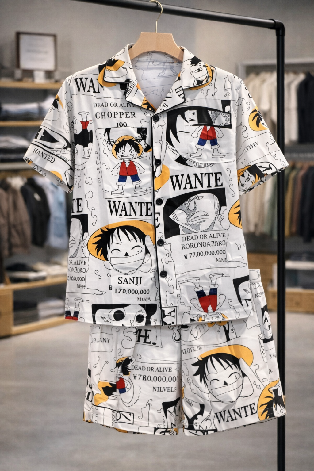 Anime Pirate Short Pajamas