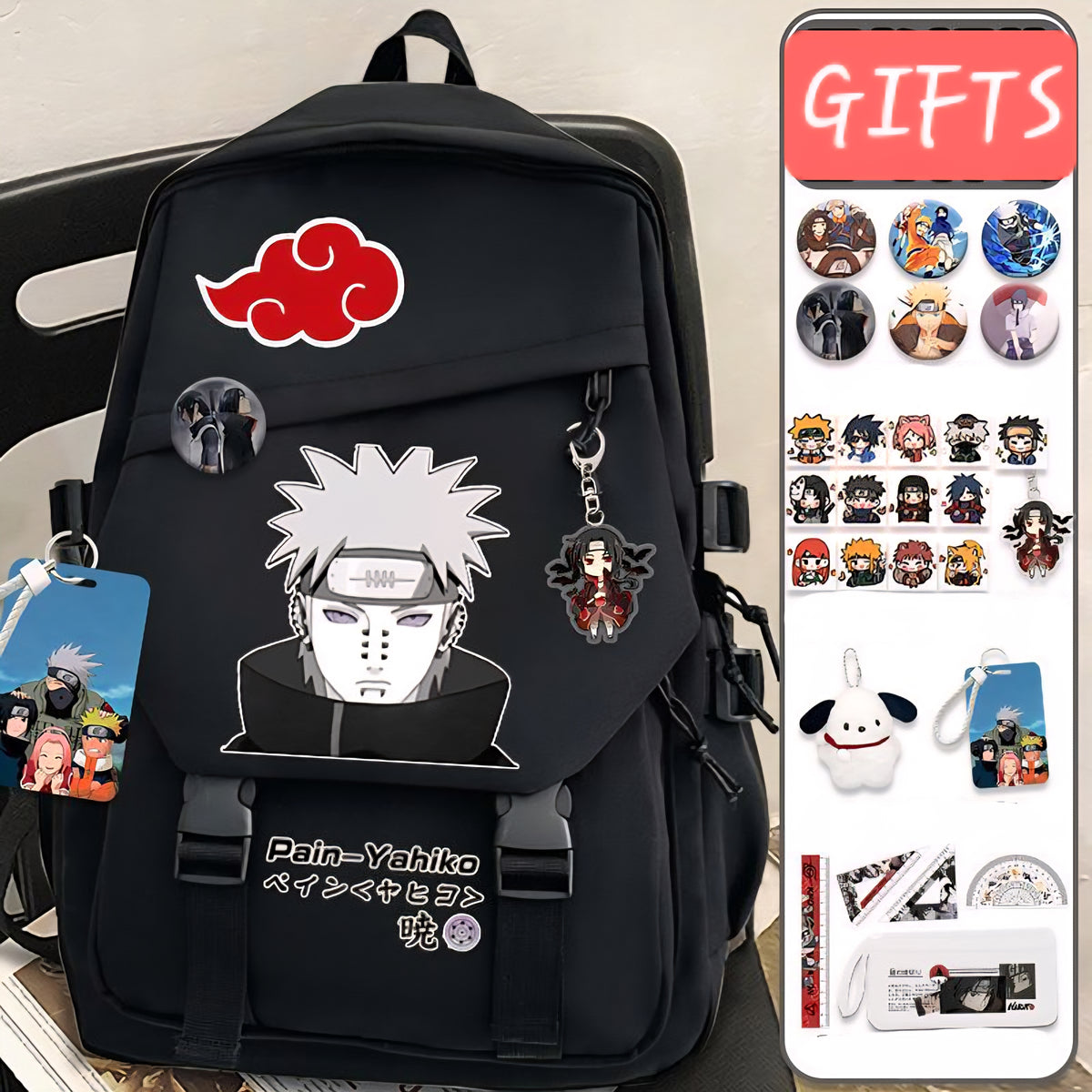 Anime School Backpack + Gifts